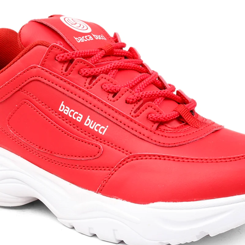 Bacca Bucci Red Afterburn Urban Fashion Sneakers and Sports Shoes for Men | Best Price UAE